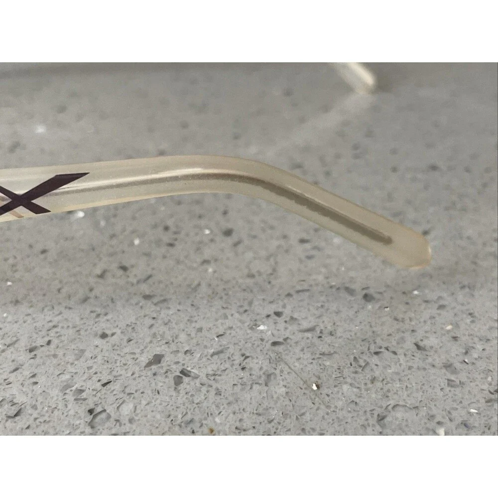 SOHO EYEGLASSES FRAMES ONLY Half RIM 49-18-135 Brown 6145 Rectangle Red